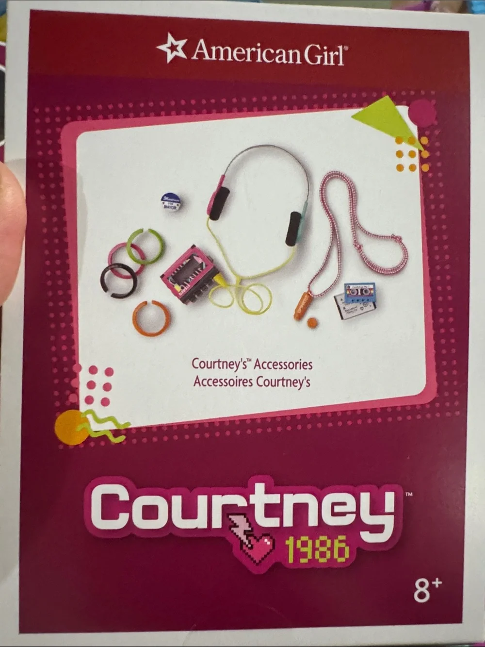 American Girl Courtney Moore Doll with Book, Meet Accessories, and Sunglasses